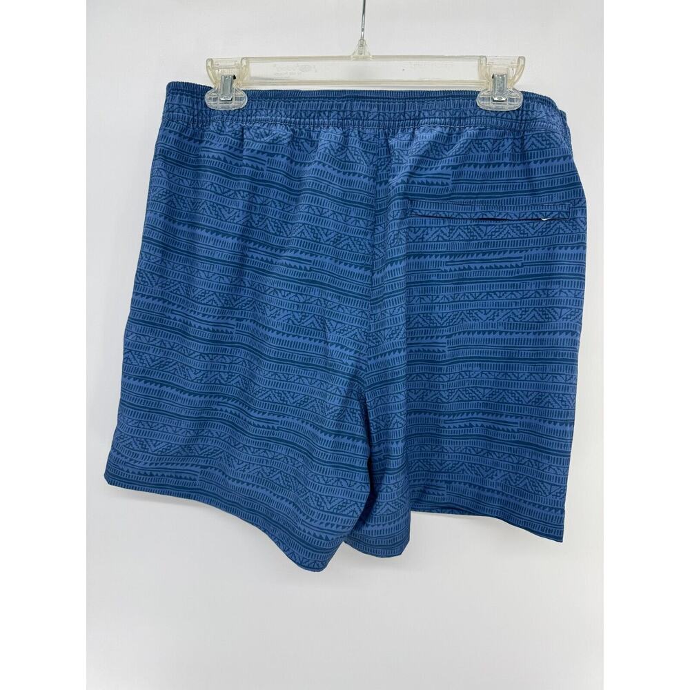 American Eagle Mens Print Mid Rise Board Shorts Pockets Lined Size M Blue NWOT